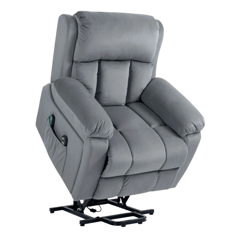 Sillón Elevador Premium con Masaje 8 Zonas + Calor