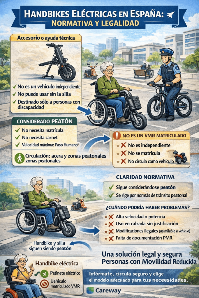 Handbikes electricas Normativa Vigentes en España